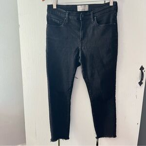Everlane Black Denim Ankle Jeans Cotton Blended Size 30